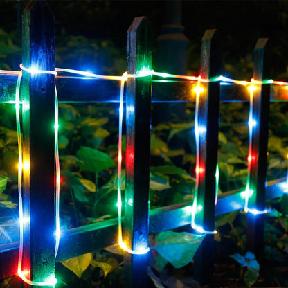 Waterproof 75.5 Ft. 200 LED Colorful Rope String Fairy Lights DailySale