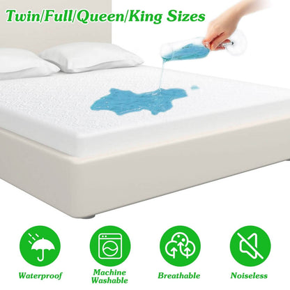 Waterproof Breathable Soft Cotton Mattress Protector DailySale