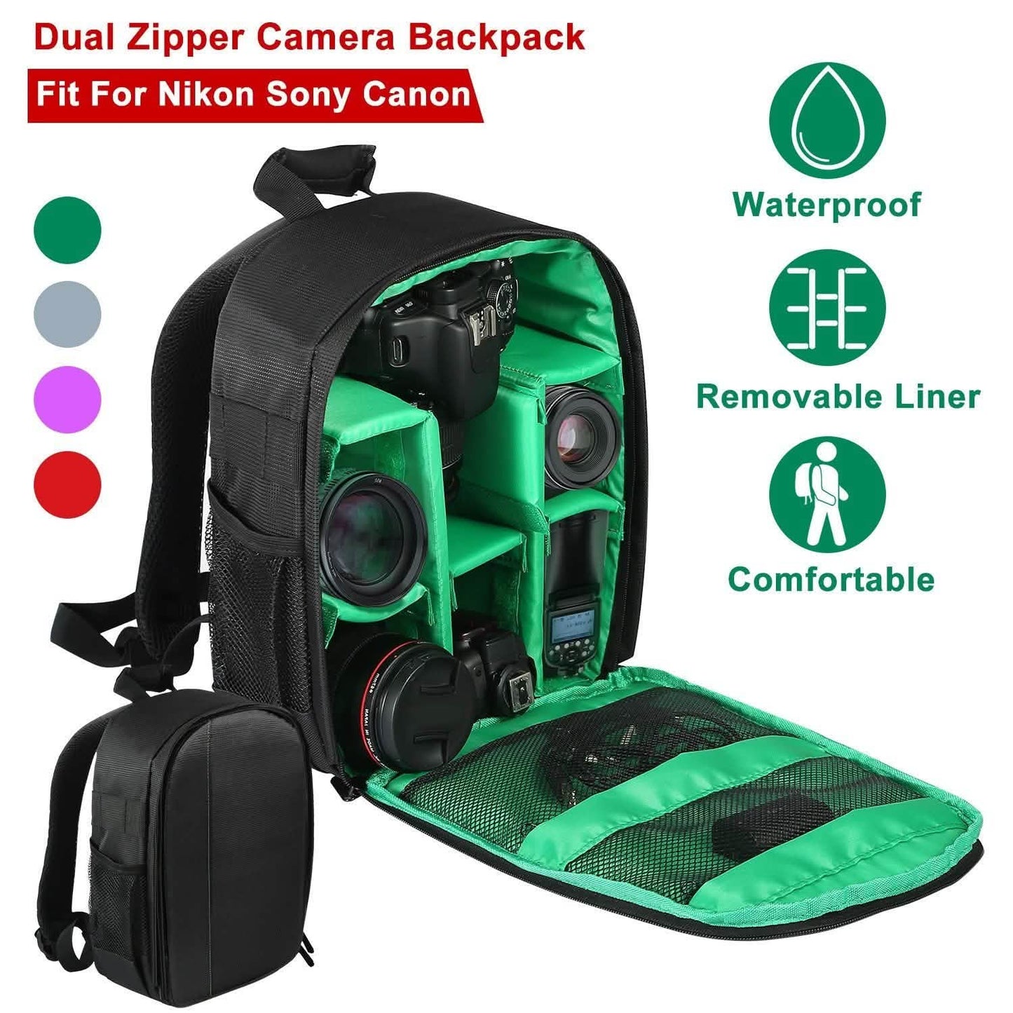 Waterproof Camera Backpack Shockproof Protection DailySale
