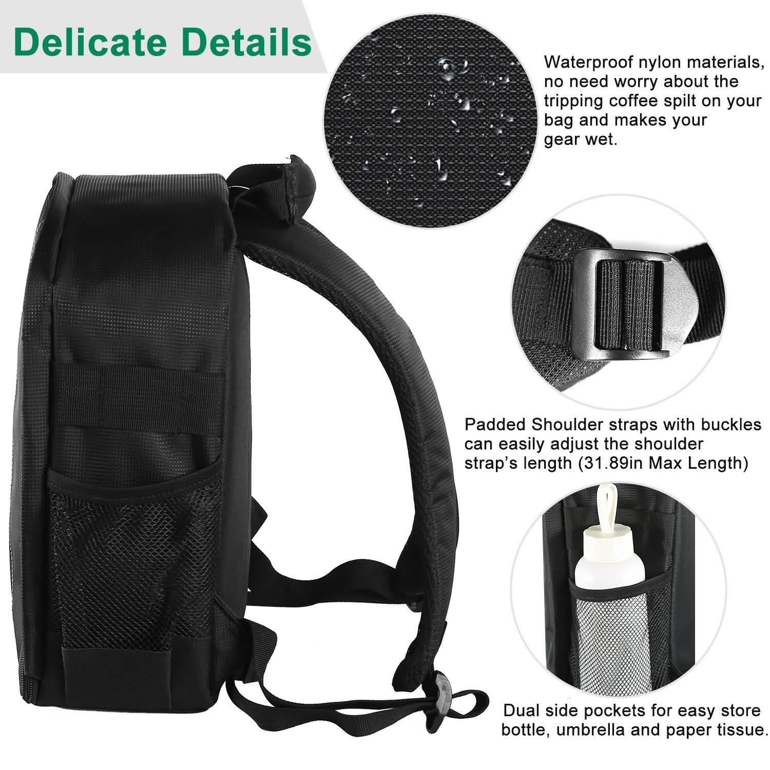 Waterproof Camera Backpack Shockproof Protection DailySale