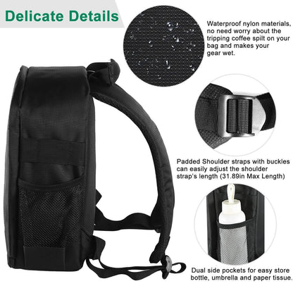 Waterproof Camera Backpack Shockproof Protection DailySale