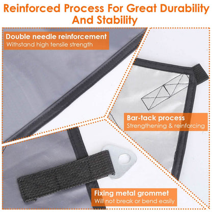 Waterproof Camping Tarp Kit Tent Canopy Awning Portable Rain Fly DailySale