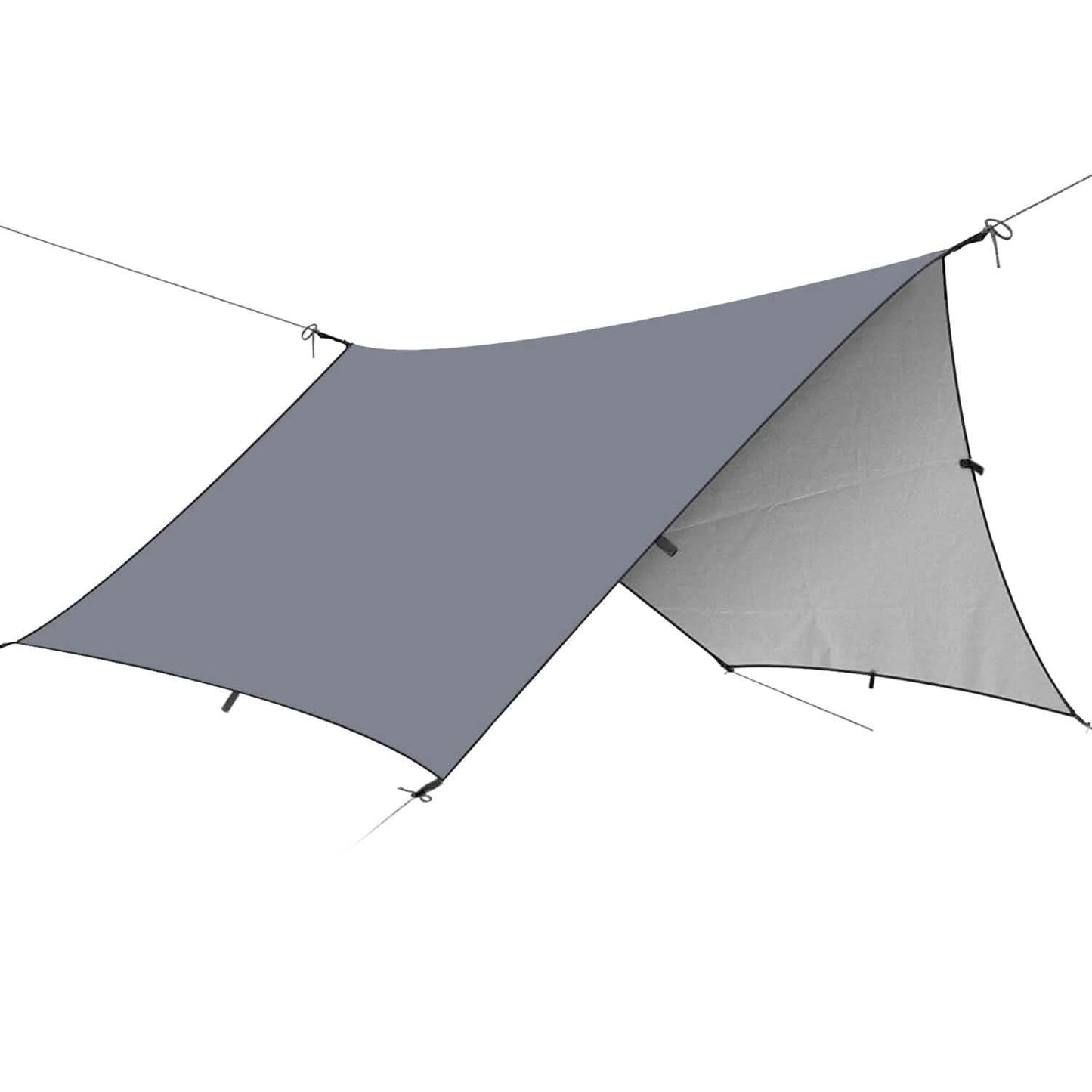Waterproof Camping Tarp Kit Tent Canopy Awning Portable Rain Fly DailySale