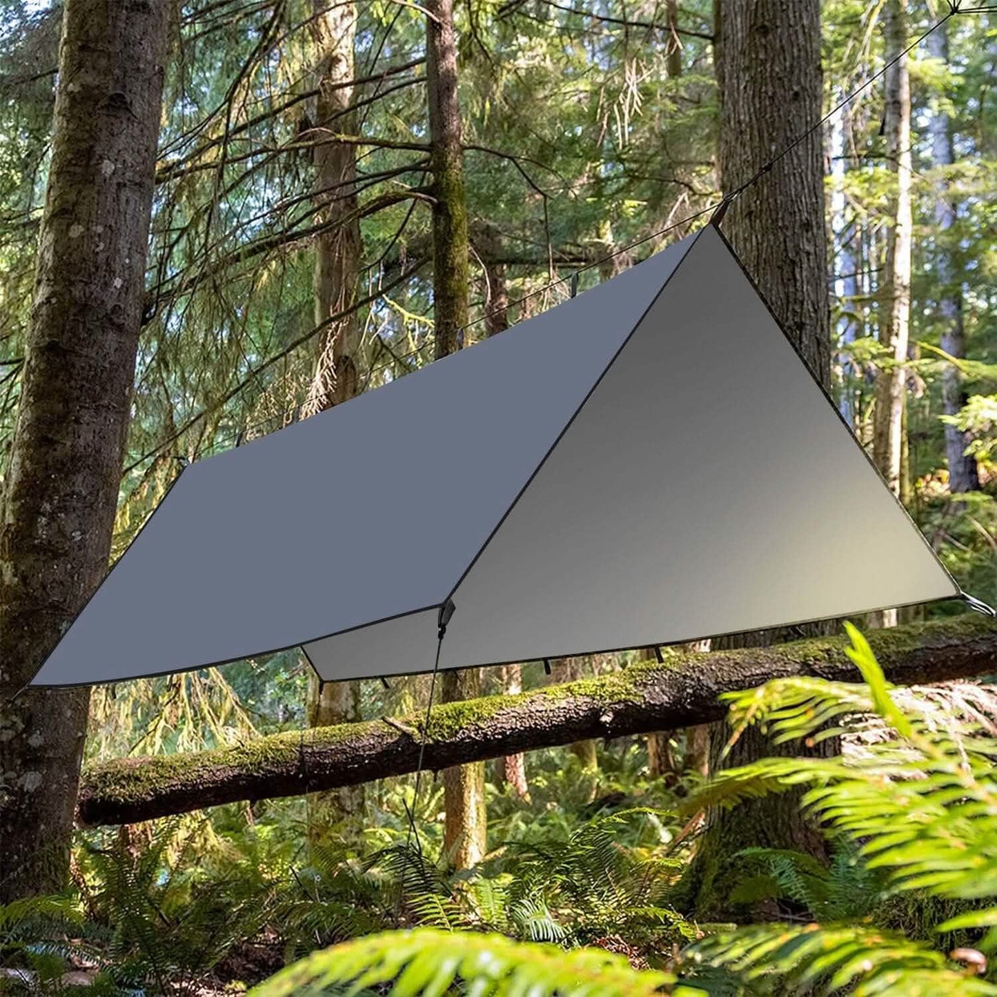 Waterproof Camping Tarp Kit Tent Canopy Awning Portable Rain Fly DailySale