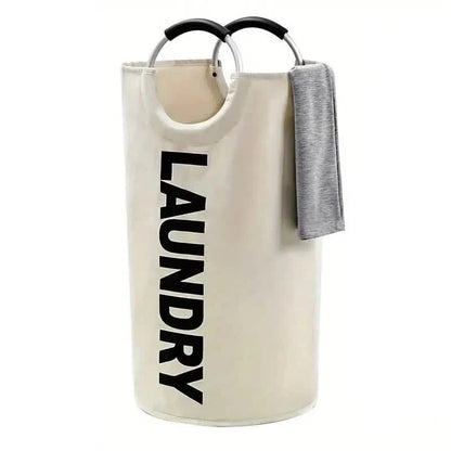 Waterproof Collapsible Clothes Hamper Laundry Basket With Padded Handles DailySale