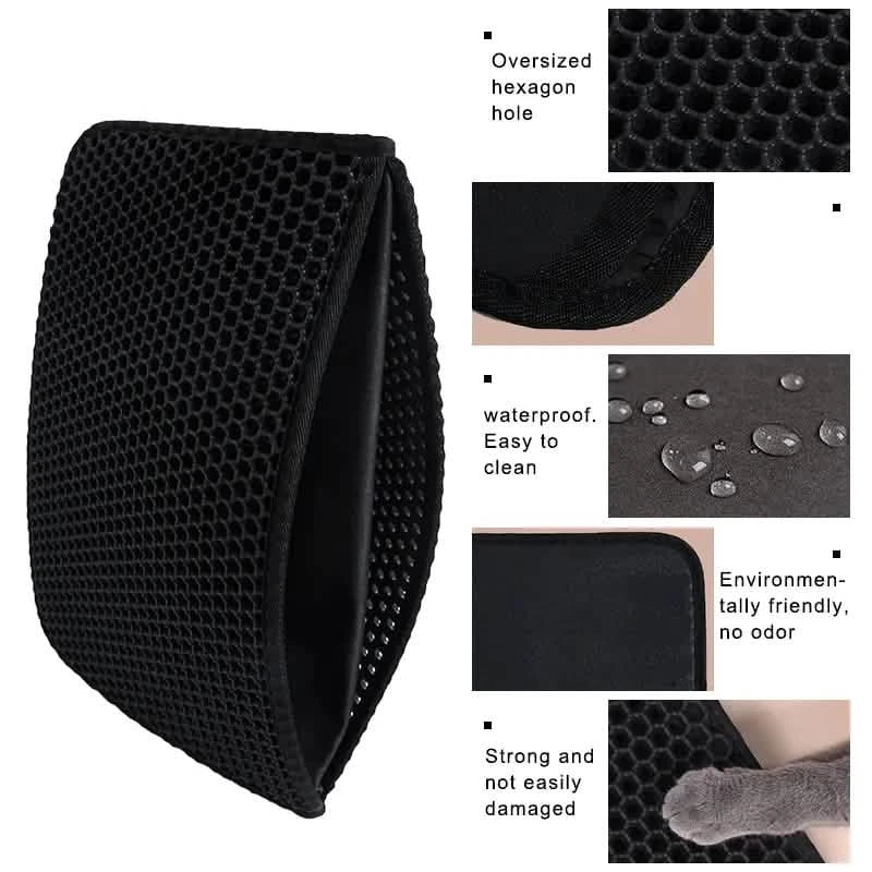 Waterproof EVA Double Layer Cat Litter Trapping Pet Litter Box Mat Clean Pad DailySale