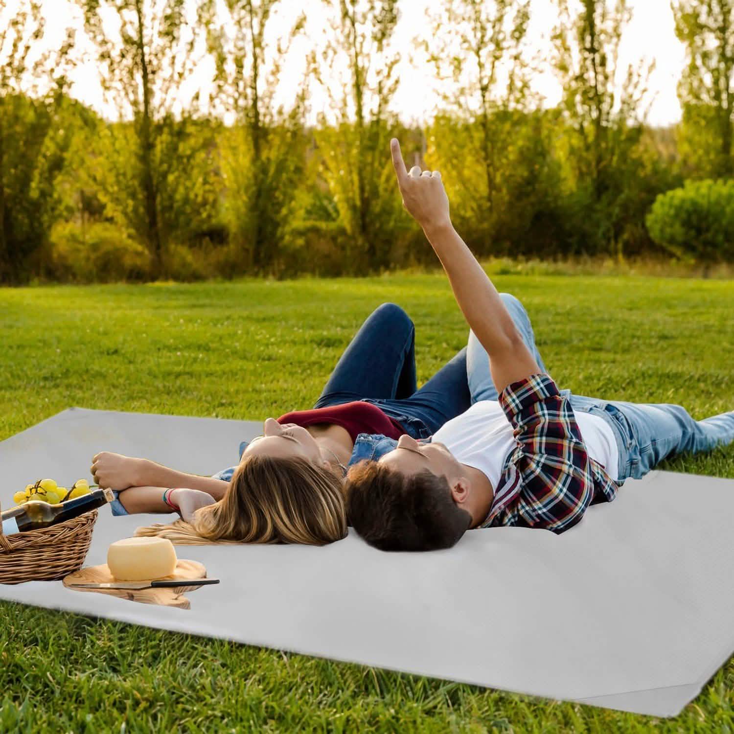 Waterproof Foldable Camping Rug Pocket Sand Proof Picnic Mat DailySale