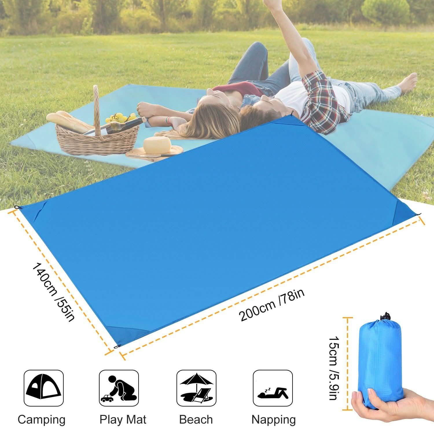 Waterproof Foldable Camping Rug Pocket Sand Proof Picnic Mat DailySale