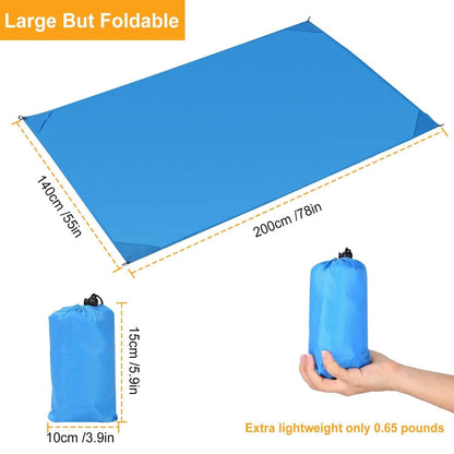 Waterproof Foldable Camping Rug Pocket Sand Proof Picnic Mat DailySale