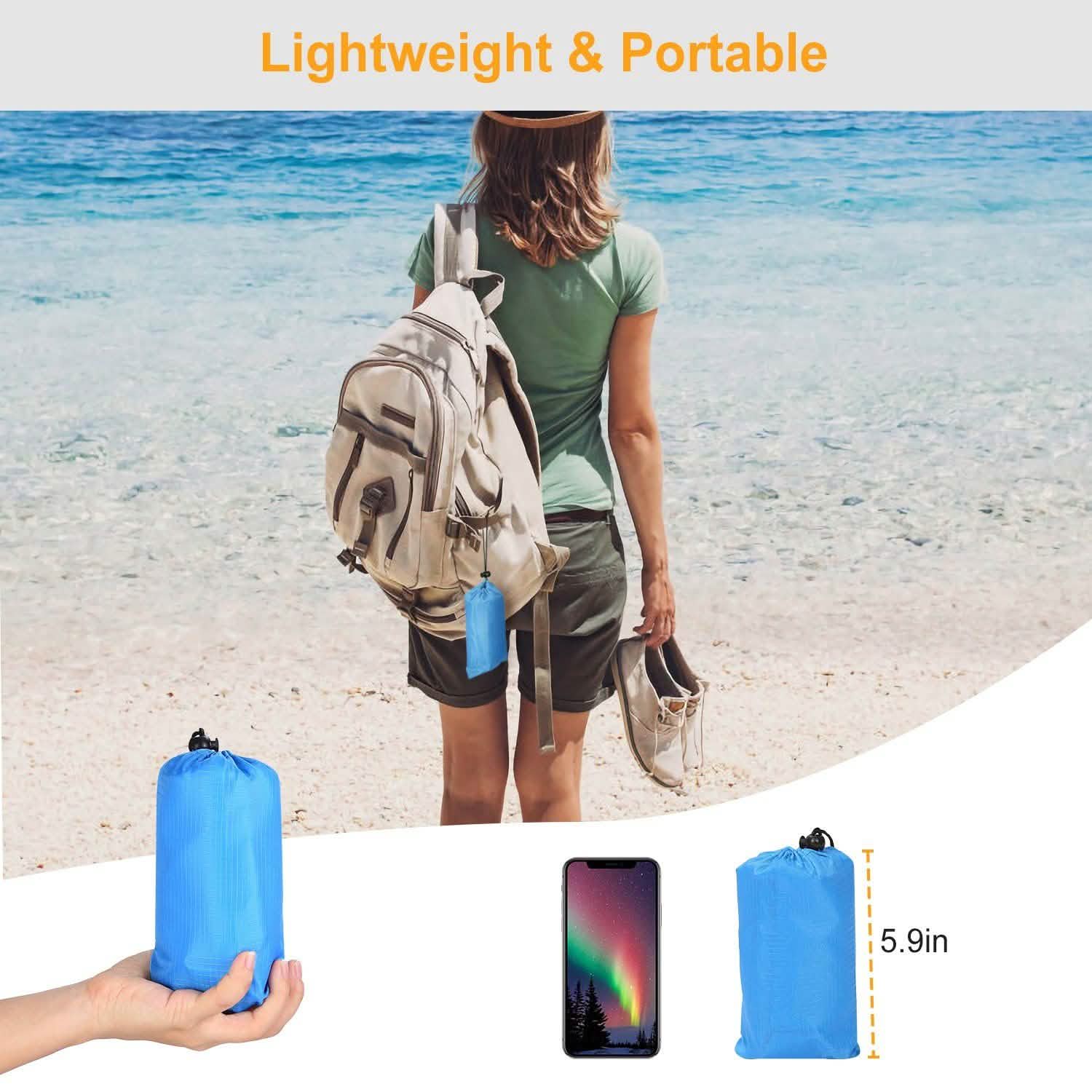 Waterproof Foldable Camping Rug Pocket Sand Proof Picnic Mat DailySale