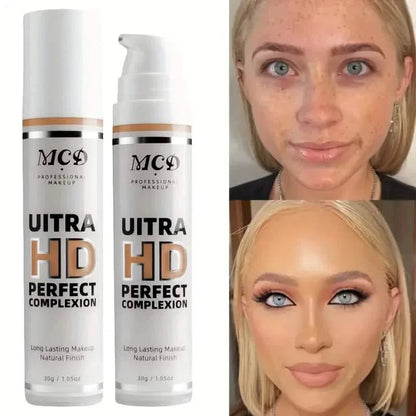 Waterproof Long Lasting Liquid Foundation #02 For Concealing Dark Circles Acne Blemishes DailySale