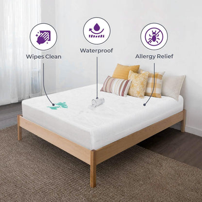 Waterproof Mattress Cover: Extra Heavy-Duty PVC Plastic Bed Protector DailySale