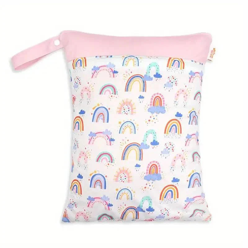 Waterproof Reusable Wet Bag Wet Dry Bags For Cloth Diapers & Breast Pump Parts DailySale