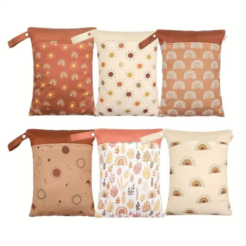 Waterproof Reusable Wet Bag Wet Dry Bags For Cloth Diapers & Breast Pump Parts DailySale