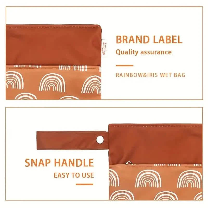 Waterproof Reusable Wet Bag Wet Dry Bags For Cloth Diapers & Breast Pump Parts DailySale