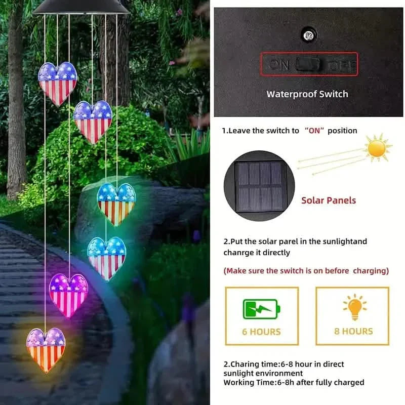Waterproof Solar Wind Chime Light DailySale