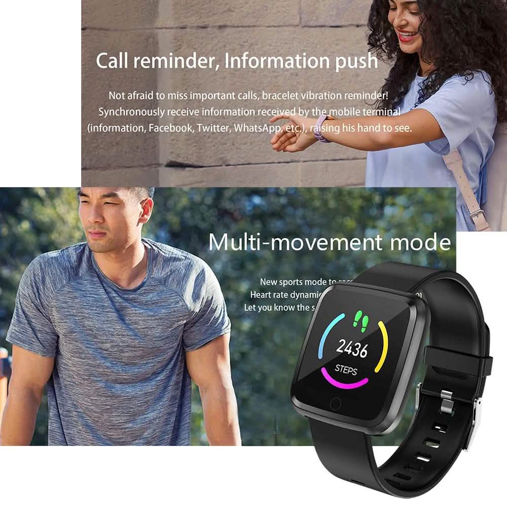 Waterproof Touch Screen Watch Heart Rate Sports Fitness Tracker DailySale