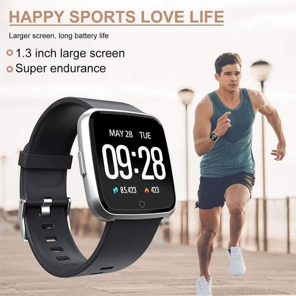 Waterproof Touch Screen Watch Heart Rate Sports Fitness Tracker DailySale