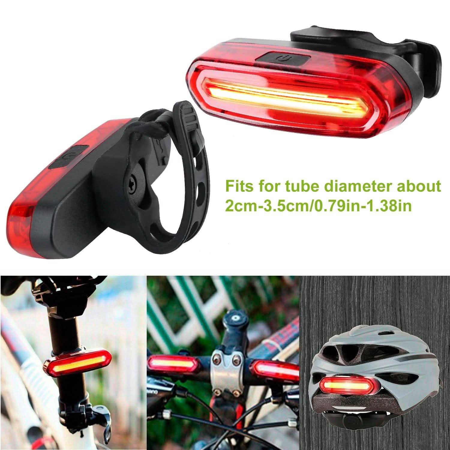 Waterproof USB Rechargeable LED Bicycle Tail Warning Lamp DailySale