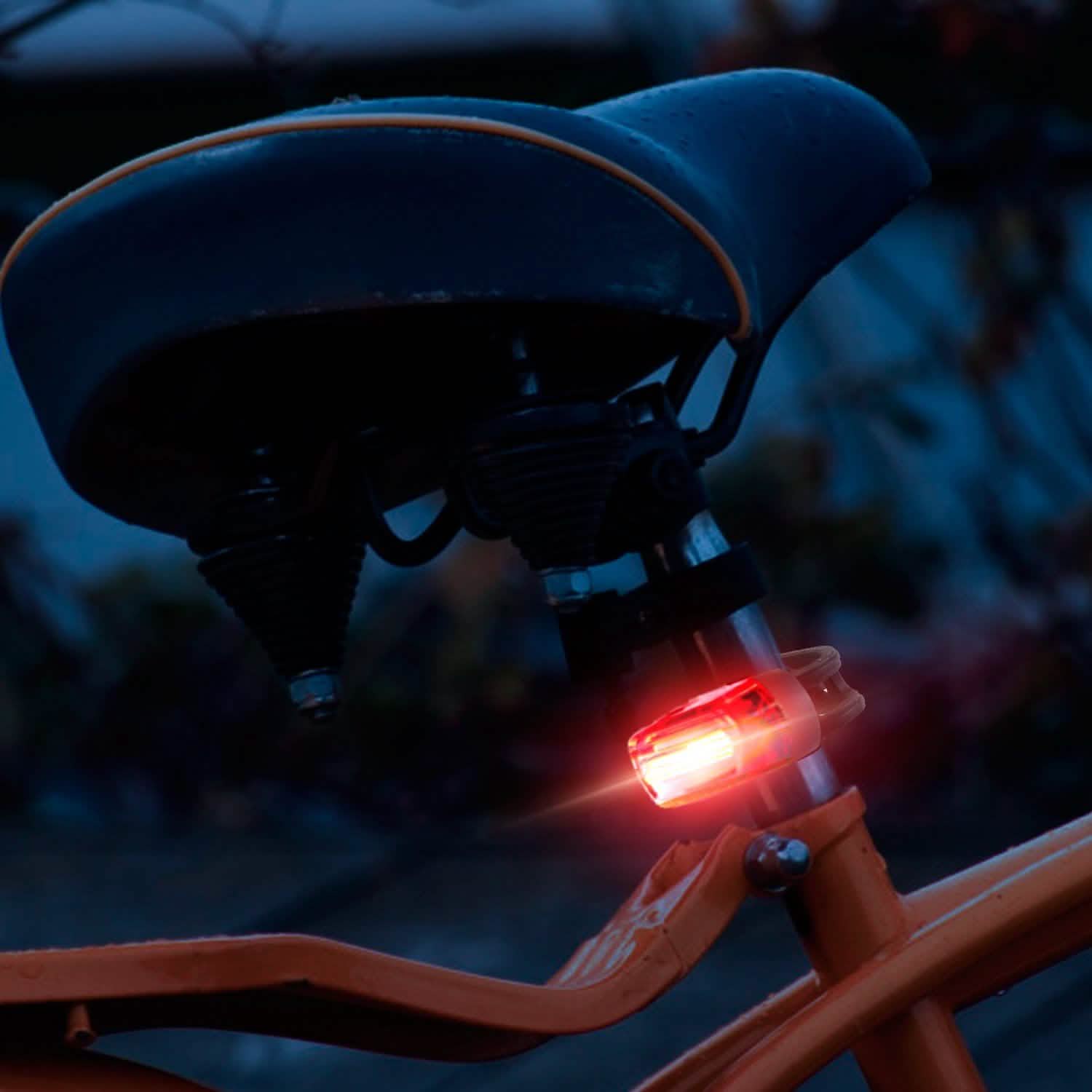 Waterproof USB Rechargeable LED Bicycle Tail Warning Lamp DailySale