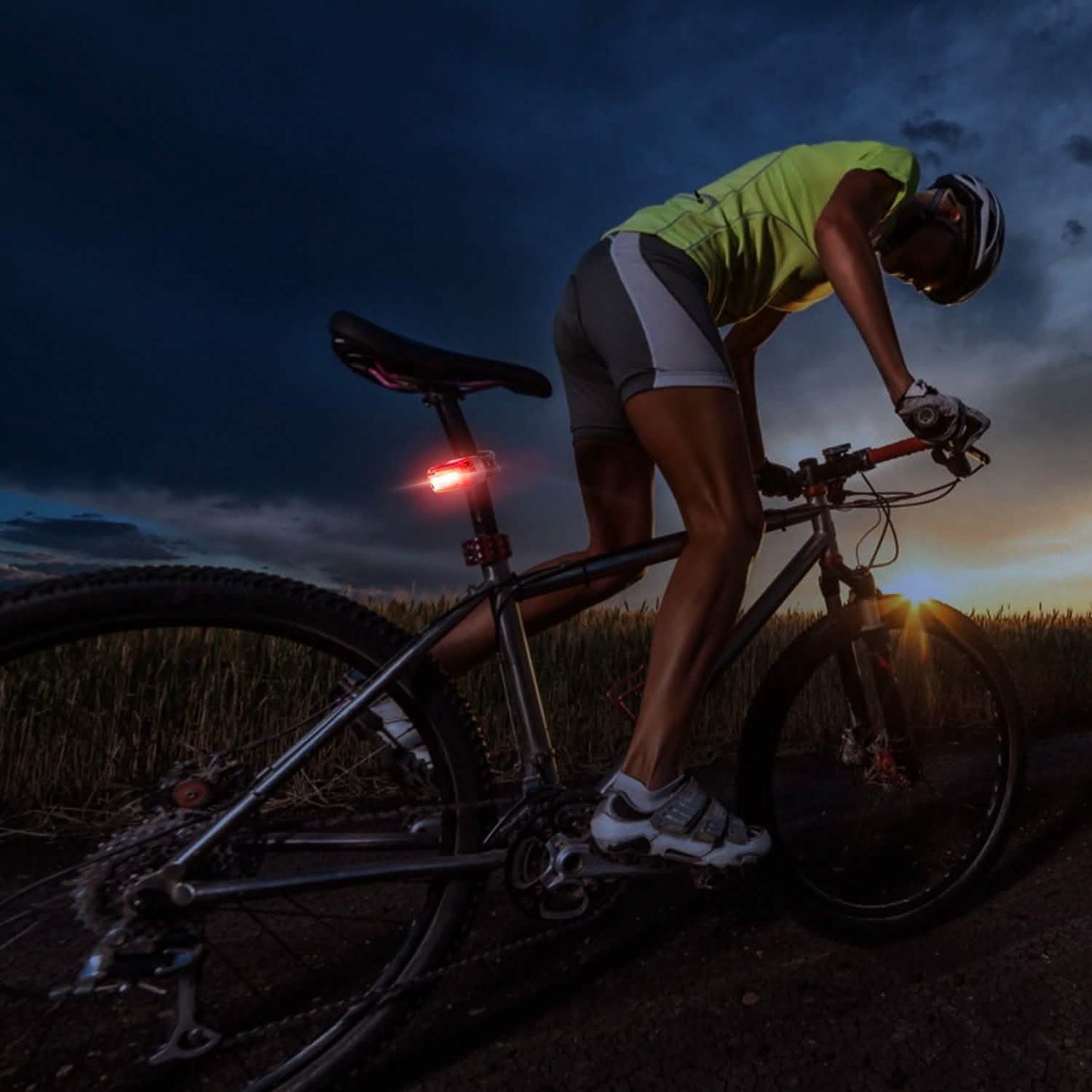Waterproof USB Rechargeable LED Bicycle Tail Warning Lamp DailySale