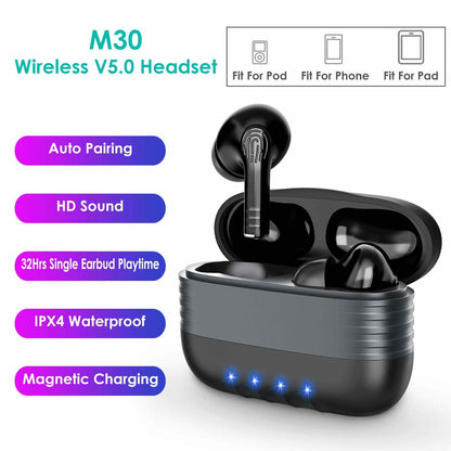 Waterproof Wireless 5.0 TWS Earbuds DailySale