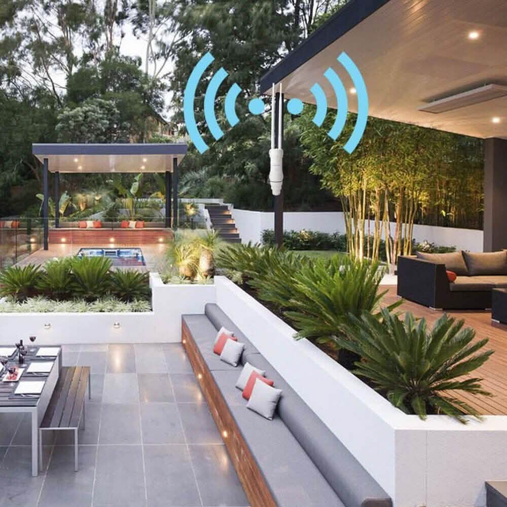 WAVLINK Outdoor WiFi Range Extender AC600 High Power Weatherproof Outdoor WiFi Extender  (Refurbished) DailySale