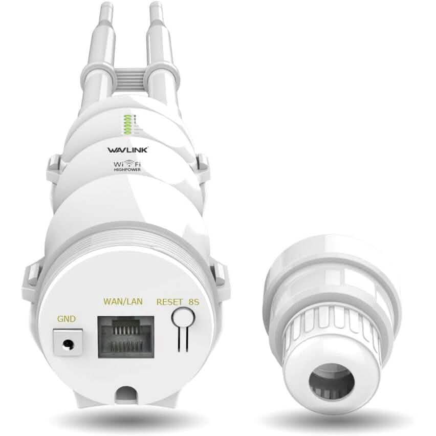 WAVLINK Outdoor WiFi Range Extender AC600 High Power Weatherproof Outdoor WiFi Extender  (Refurbished) DailySale