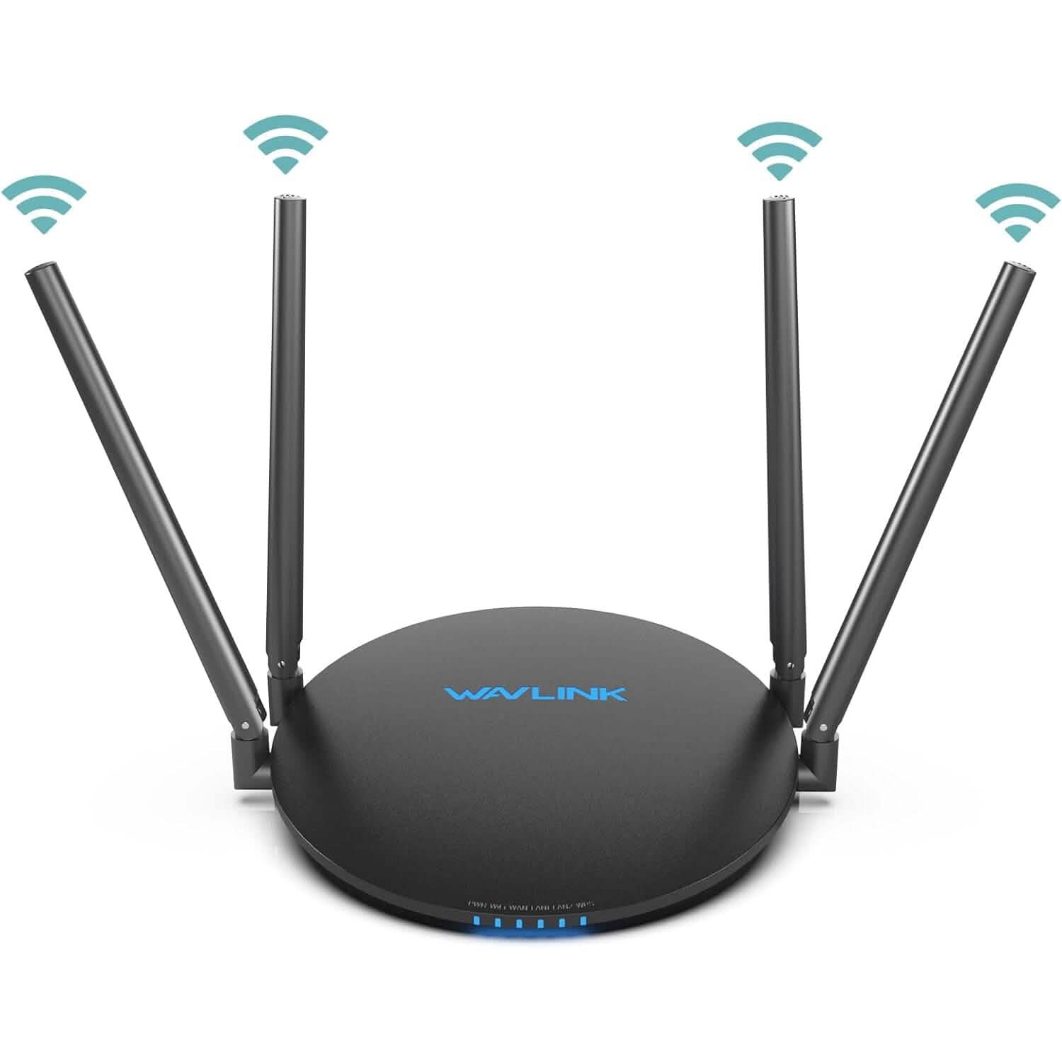 WAVLINK Wireless Router Dual Band 5GHz+2.4GHz WiFi 5 Router with 100Mbps WAN/LAN  (Refurbished) DailySale