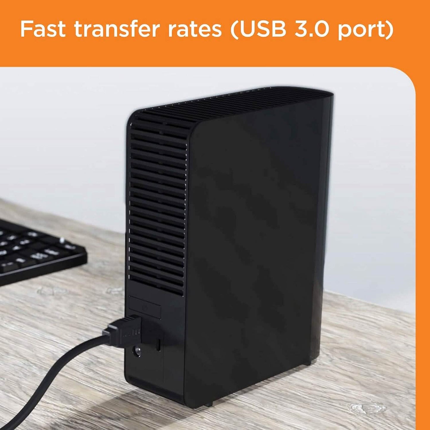 WD 16TB Elements Desktop External Hard Drive, USB 3.0 for Plug-and-Play Storage  (Refurbished) DailySale