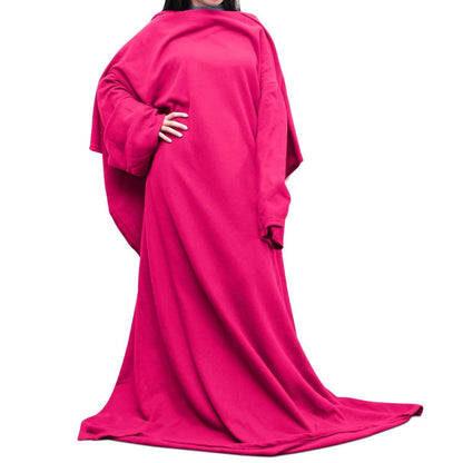 Wearable Fleece Blanket with Sleeves DailySale