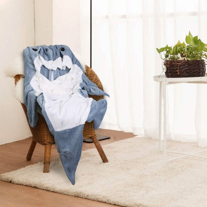 Wearable Shark Sleeping Bag Onezie with Zipper DailySale