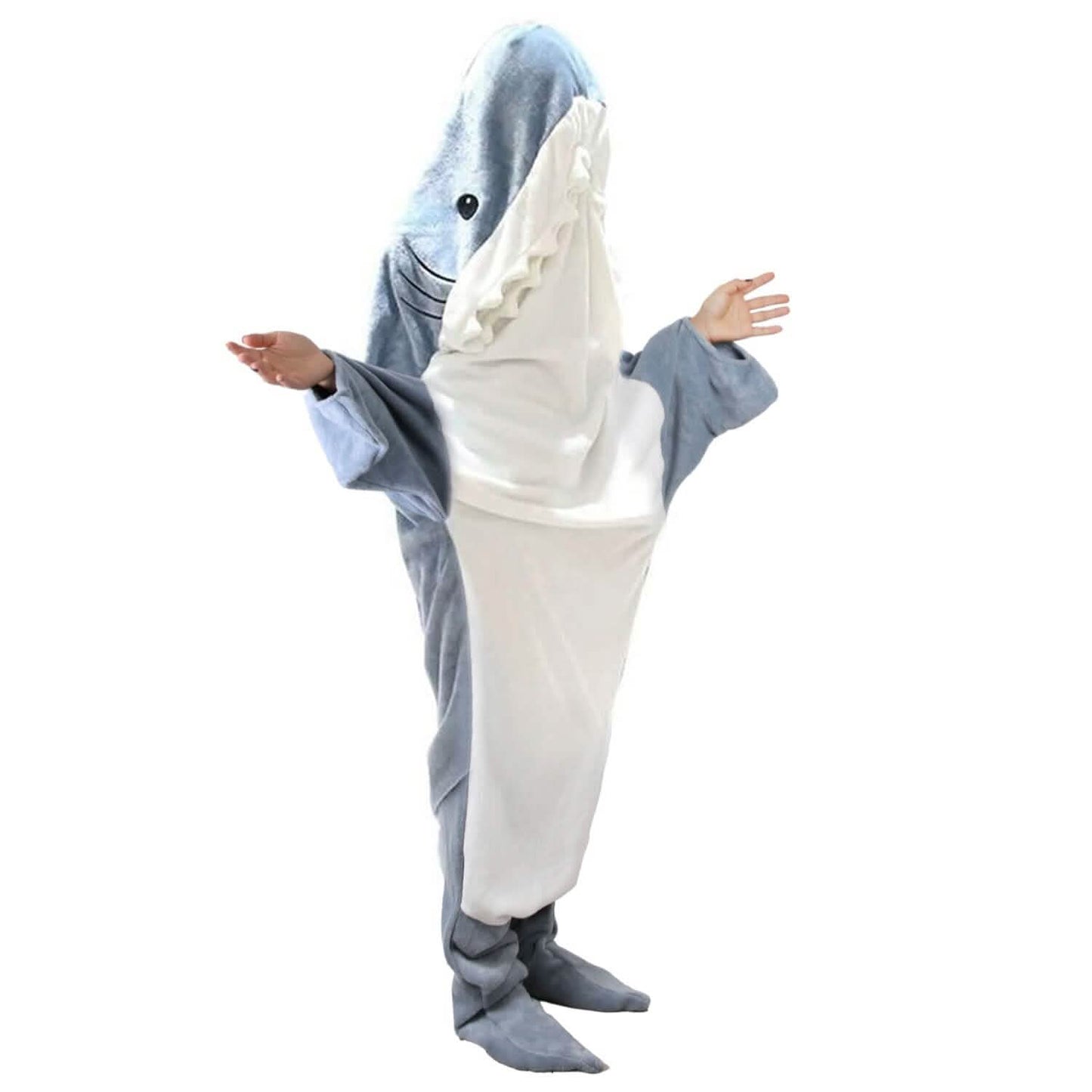 Wearable Shark Sleeping Bag Onezie with Zipper DailySale