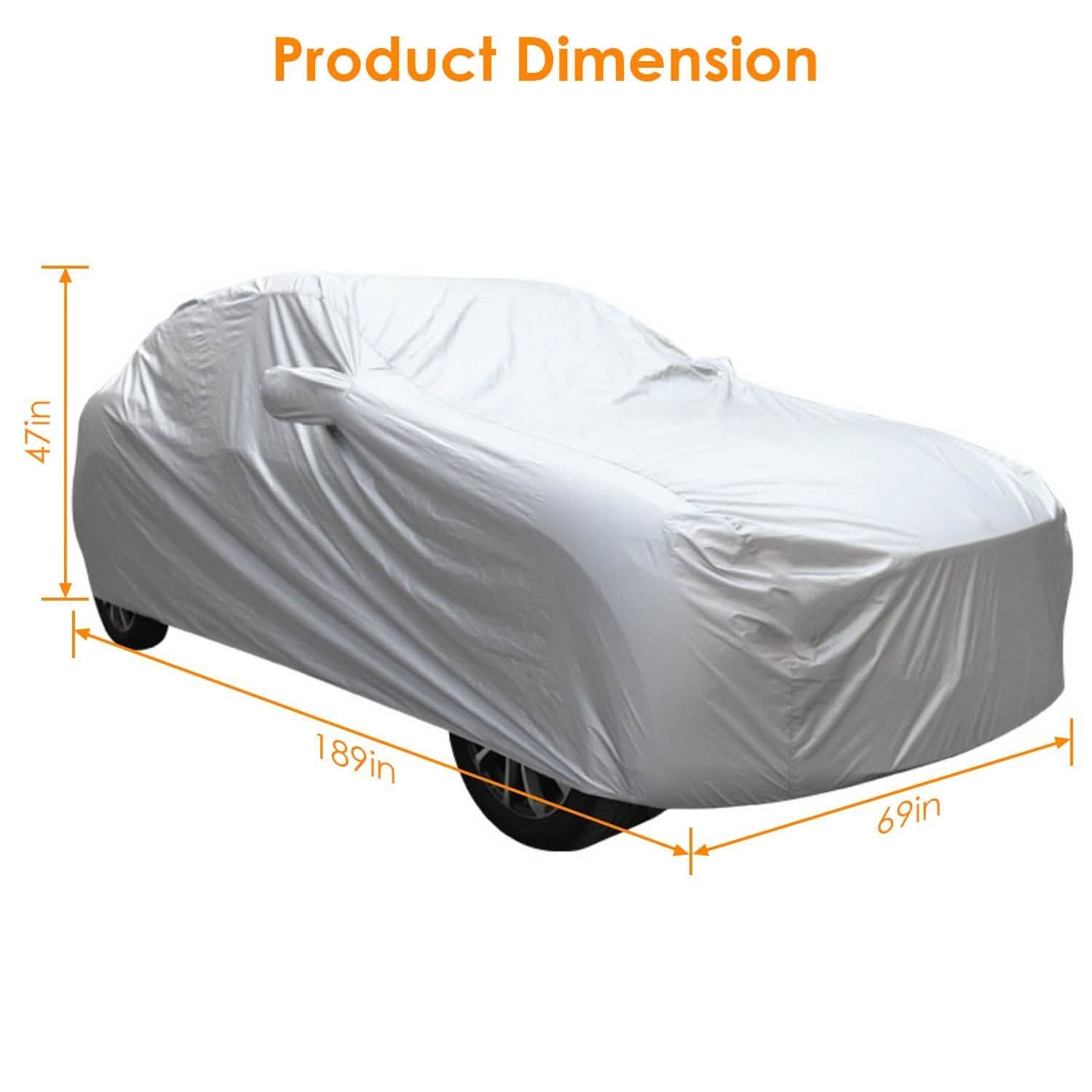 Weather UV Outdoor Full Cover For Sedans Up To 185" DailySale
