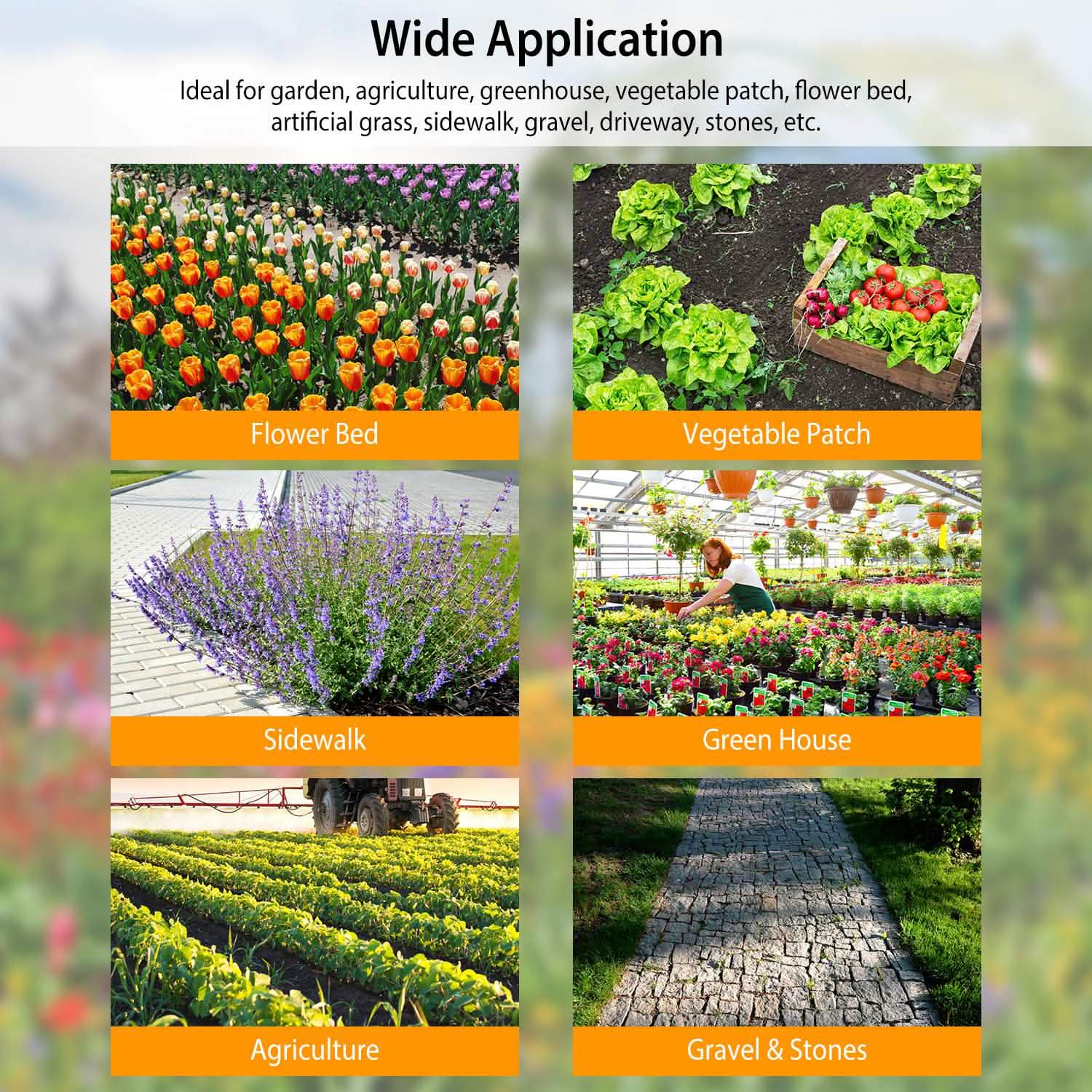 Weed Barrier Landscape Gardening Mat Fabric Woven DailySale