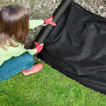 Weed Barrier Landscape Gardening Mat Fabric Woven DailySale