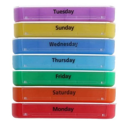 Weekly Pill Organizer Dispenser Box DailySale