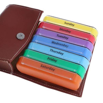 Weekly Pill Organizer Dispenser Box DailySale