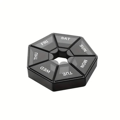 Weekly Rainbow Pill Box - 7-Grid Thickened Pill Storage Box DailySale