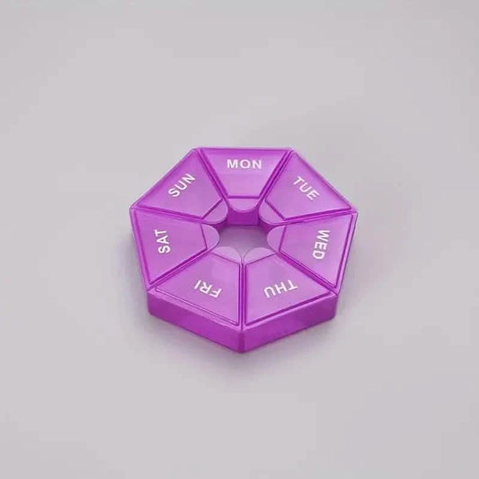 Weekly Rainbow Pill Box - 7-Grid Thickened Pill Storage Box DailySale
