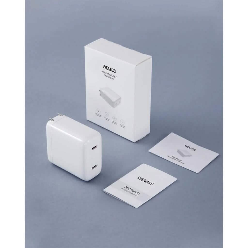 Wemiss 40W USB-C Wall Fast Charger with Foldable Plug DailySale