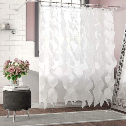 Westendorf Cascading Waterfall Single Shower Curtain DailySale