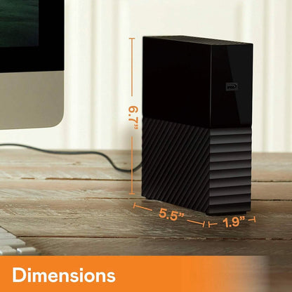 Western Digital 8TB My Book Desktop External Hard Drive  (Refurbished) DailySale