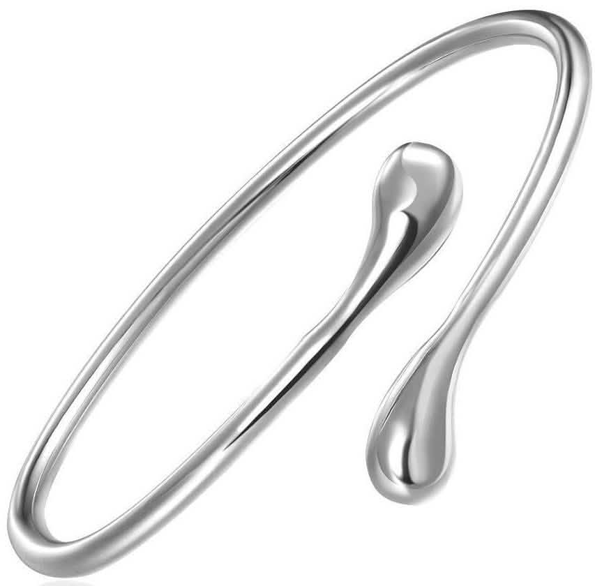 Teardrop Bangle in Sterling Silver DailySale