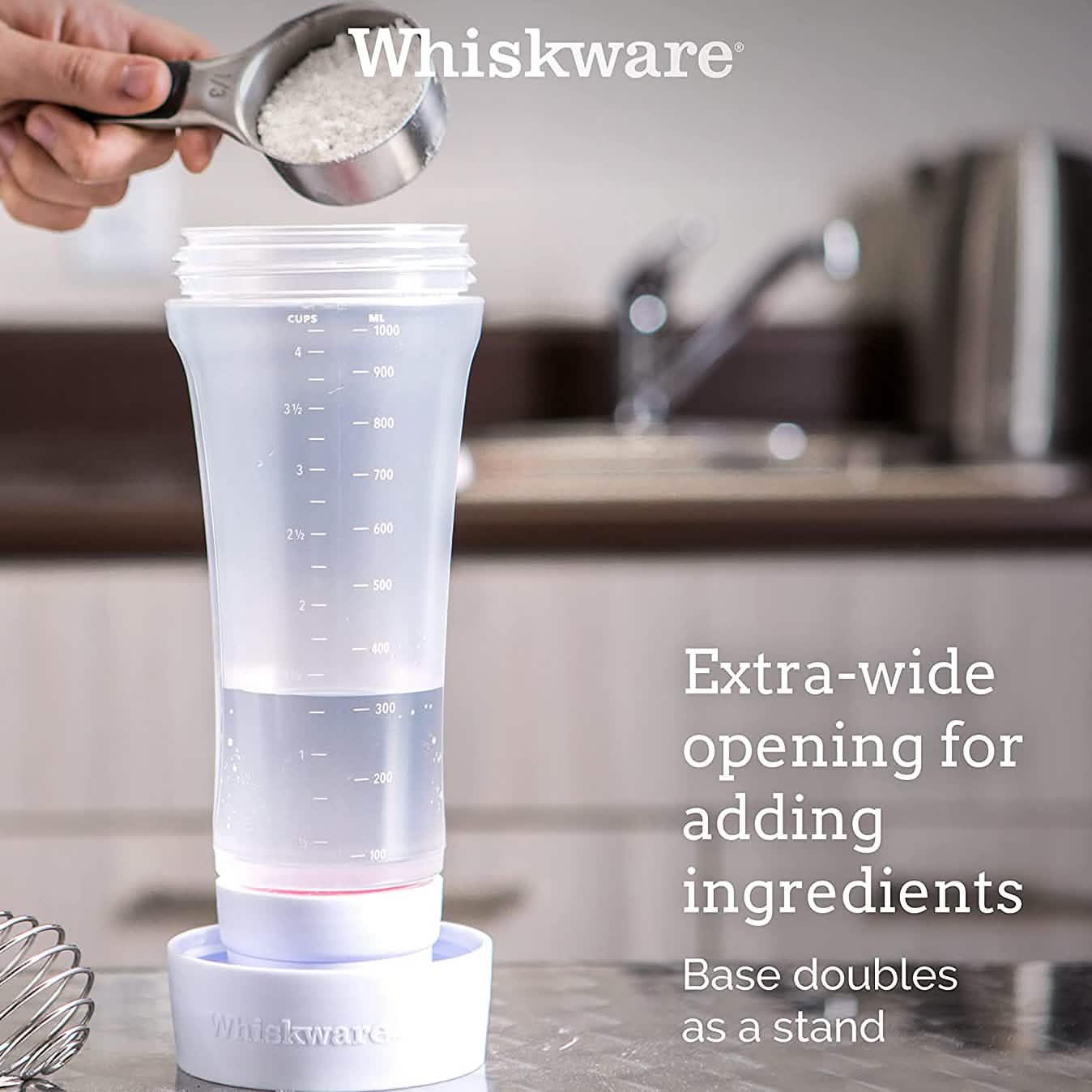 Whiskware Pancake Batter Dispenser and Mixer DailySale