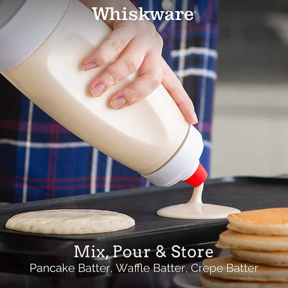 Whiskware Pancake Batter Dispenser and Mixer DailySale