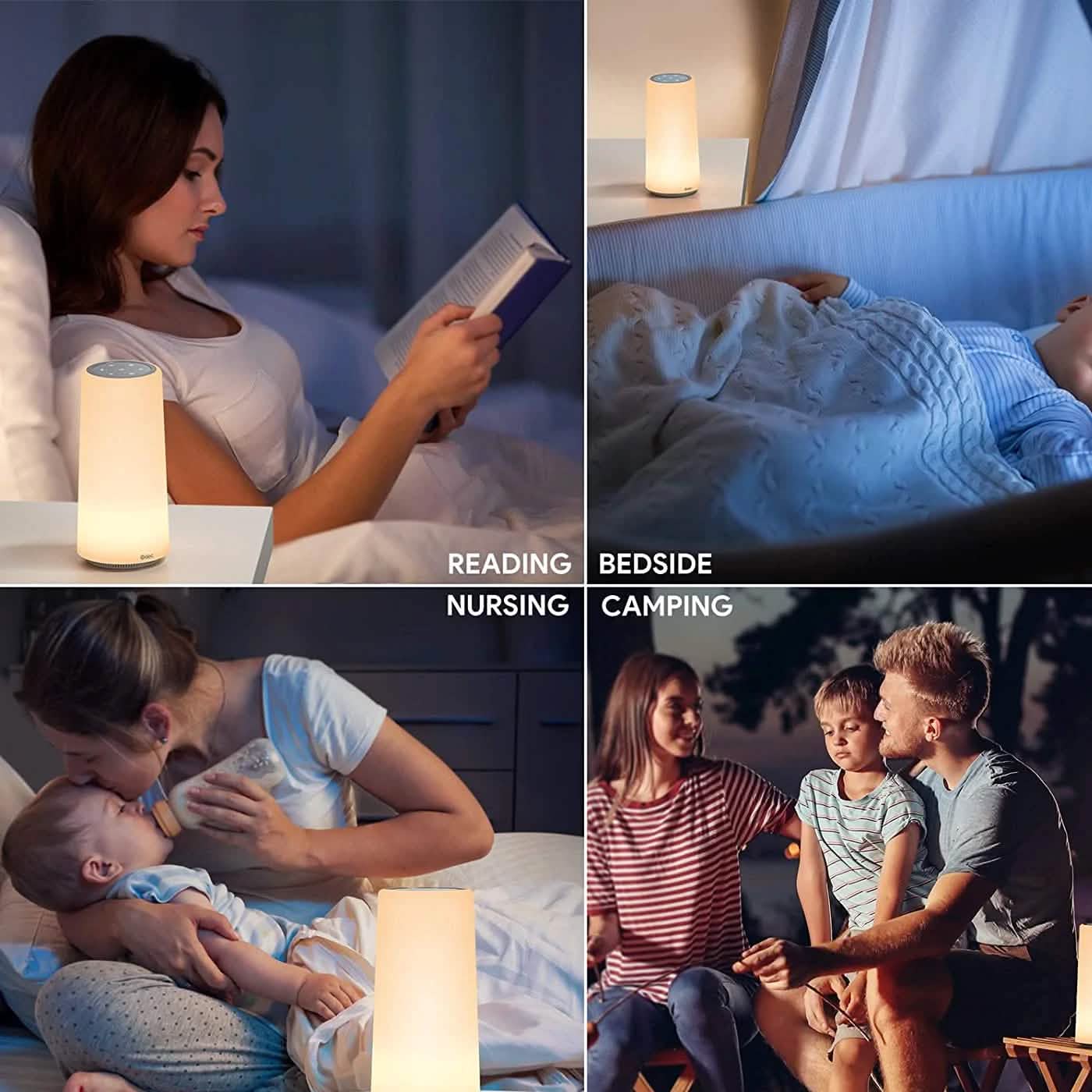 White Baby Sound Machine with Night Light DailySale