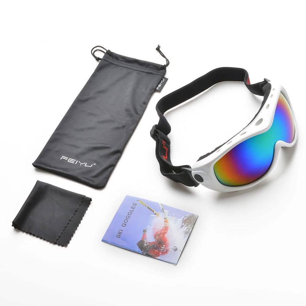 White for Kid Ski Goggles Double Anti Fog Lenses Sun Glasses DailySale