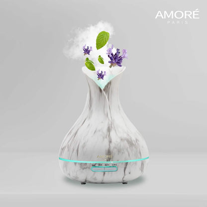 White Marble 300ml Ultrasonic Aroma Diffuser DailySale