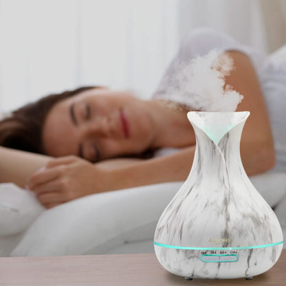 White Marble 300ml Ultrasonic Aroma Diffuser DailySale